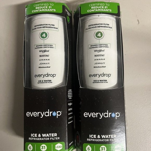 EveryDrop by Whirlpool EDR4RXD1 Refrigerator Ice Filter 4 (2 Pack) NEW - Picture 2 of 5